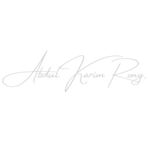 Signature of abdul karim rony for about section by Abdul Karim Rony
